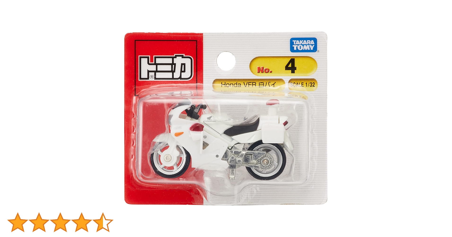 トミカ NO.4 ホンダ　白バイ　ミニカー ダイキャスト トミカ MC0087 Amazon | タカラトミー トミカ No.004 Honda VFR800 白バイ